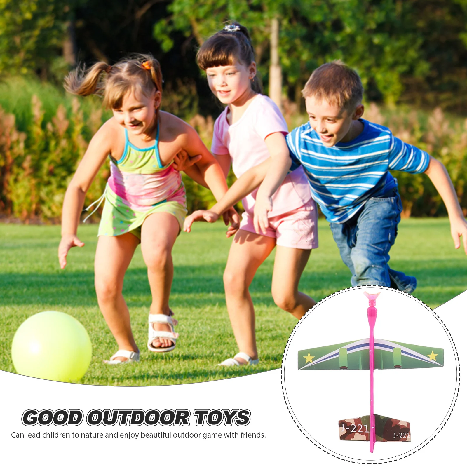 

30 шт., игрушка-самолет, забавная игрушка для метания на открытом воздухе, детский садовый самолет, игрушка, интерактивная игра