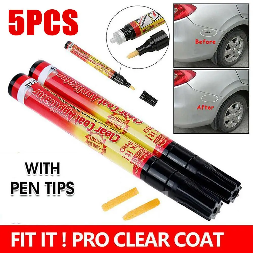 5Pcs Universal Scratch Repair Paint Pen Auto Touch Up Pens Car Scratches Clear Remover DIY Pens Car Accessories