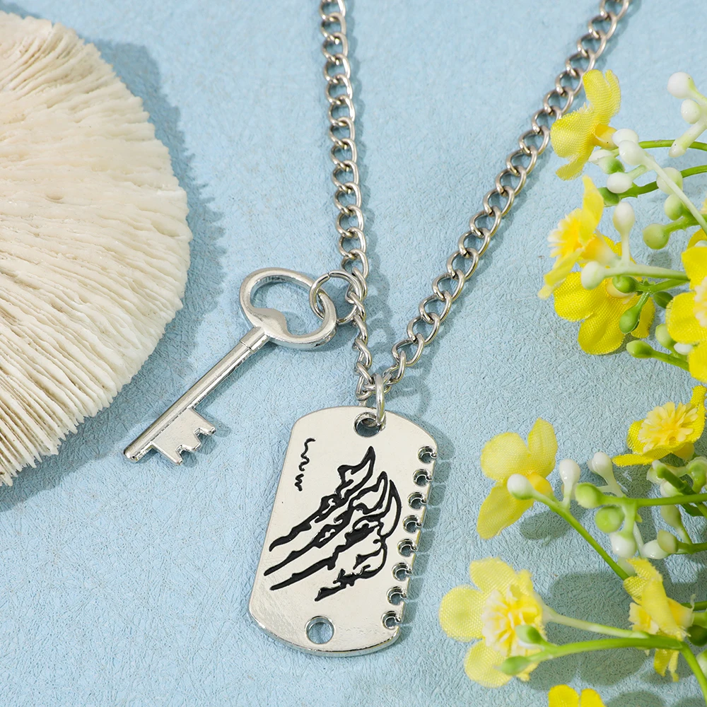 Love and Deepspace Caleb Rafayel Personality Couple Fashion Necklace Wolf Claw Cosplay Pendant Clavicle Chain Holiday Gifts view 5