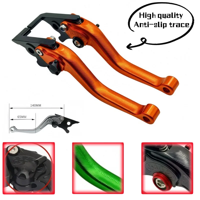 

For Honda Fury/VTX1300CX 2009 2010 2011 2012-2018 Clutch Lever Brake Lever Set 3D Adjustable Handle Levers Motorcycle Parts