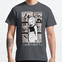 Shirt Android 18 C18 Unisex T-shirt - Anime Manga Otaku Bebops Cowboy Space Retro Aethestic