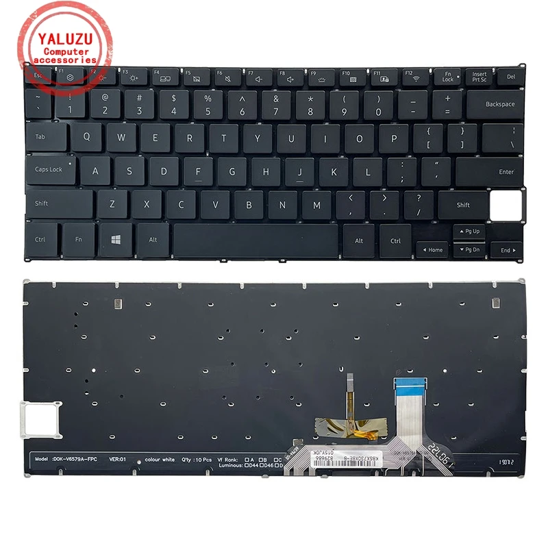 US English NEW Laptop Keyboard For Samsung NP730XBE NP730XBV  NT730XBE NT730XBV