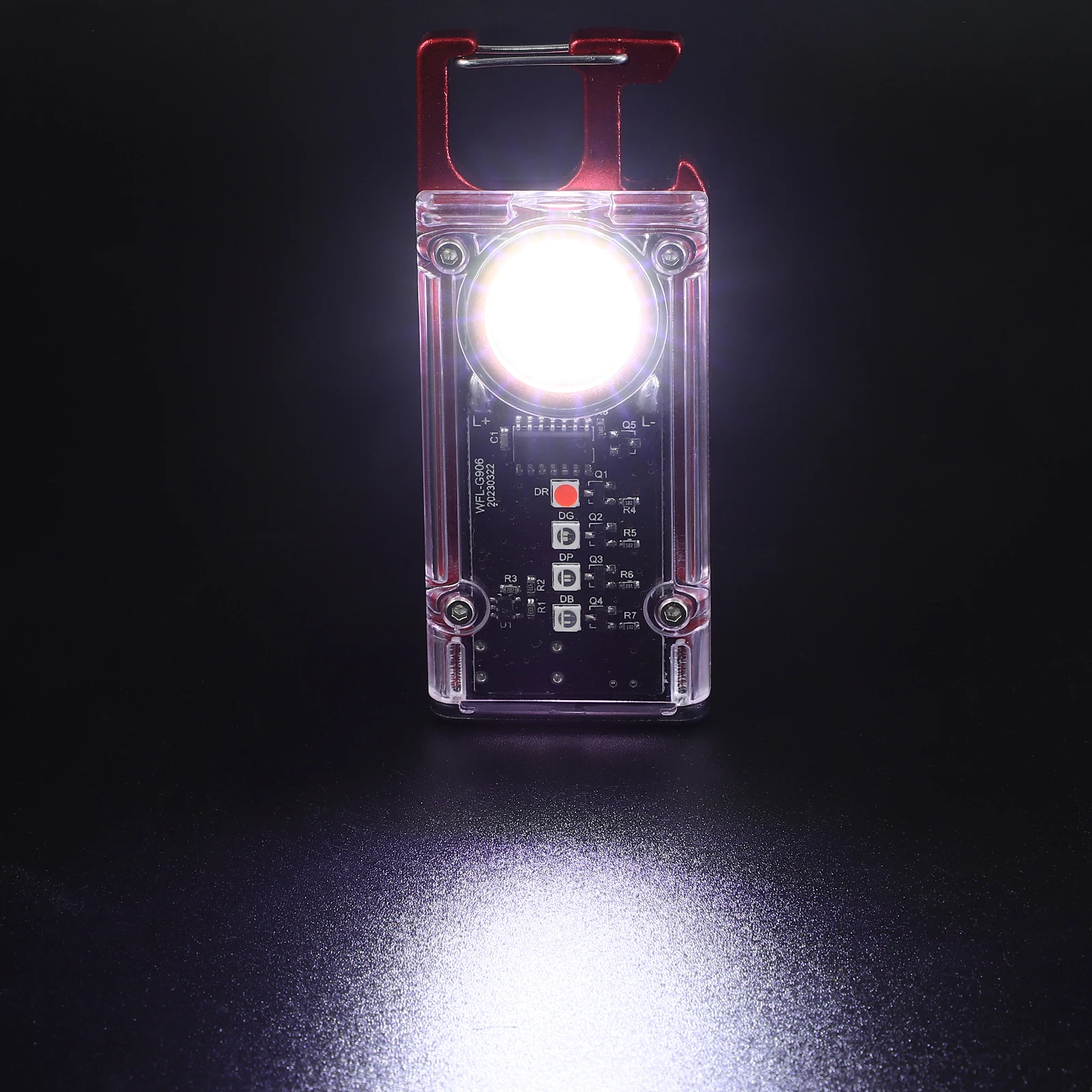 

1 set Keychain Flashlight Rechargeable Mini Small High Brightness Waterproof Emergency Portable Light for Camping Travel Fishing