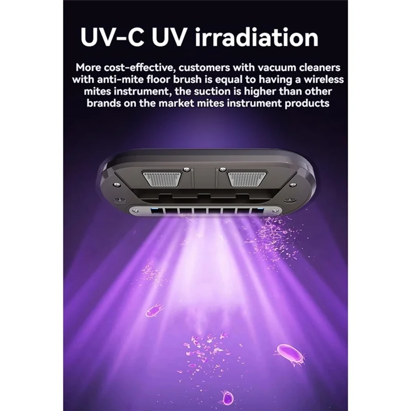 ABUS-Mini أداة بمحرك رأس فرشاة ل دايسون V7 V8 V10 V11 V15 عصا أجزاء المكنسة الكهربائية فرشاة إزالة العث لأريكة تتحول لسرير