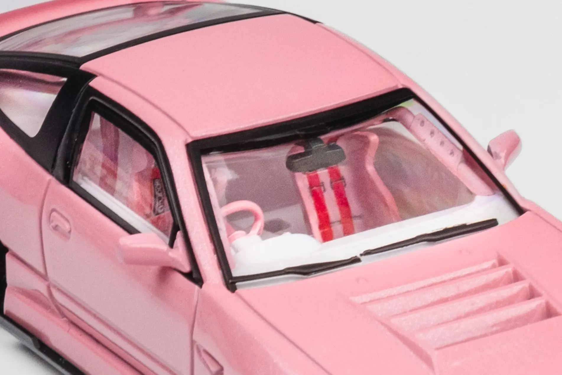 Newly Stocks Micro Turbo 1:64 Diecast Model Car 180SX Pink Color 2024 Special Edition