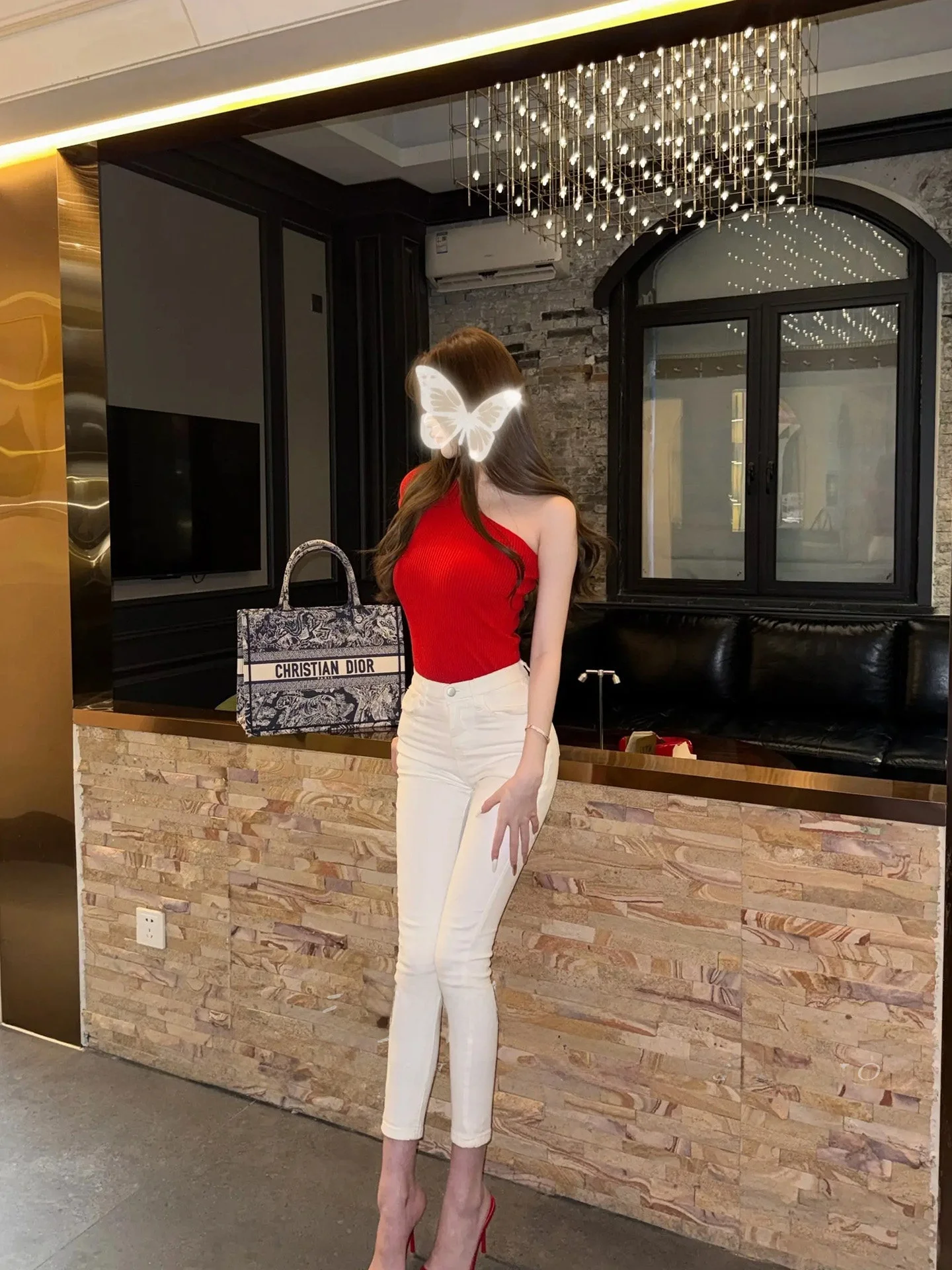 High Waist Slim Fit Bootcut Jeans Women's Nine-Piece Pants Sexy Casual Loose Waist Enhancing Hip Women's Denim Jeans