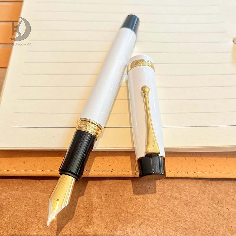 JD 957 Exquisiter Business-Füllfederhalter mit graviertem Design, luxuriöser, schöner Geschenkstift für Sammlung, Kalligraphie, Unterschriften – Detail 8
