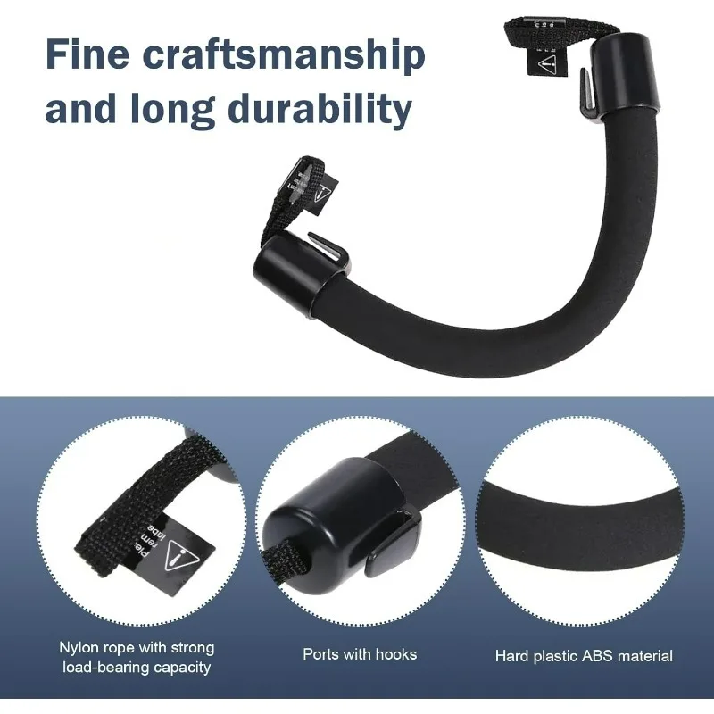 Car Headrest Grab Handles Armrest Storage Holder Hook for Elderly Children Safety Auto Assist Safety Grip Handle