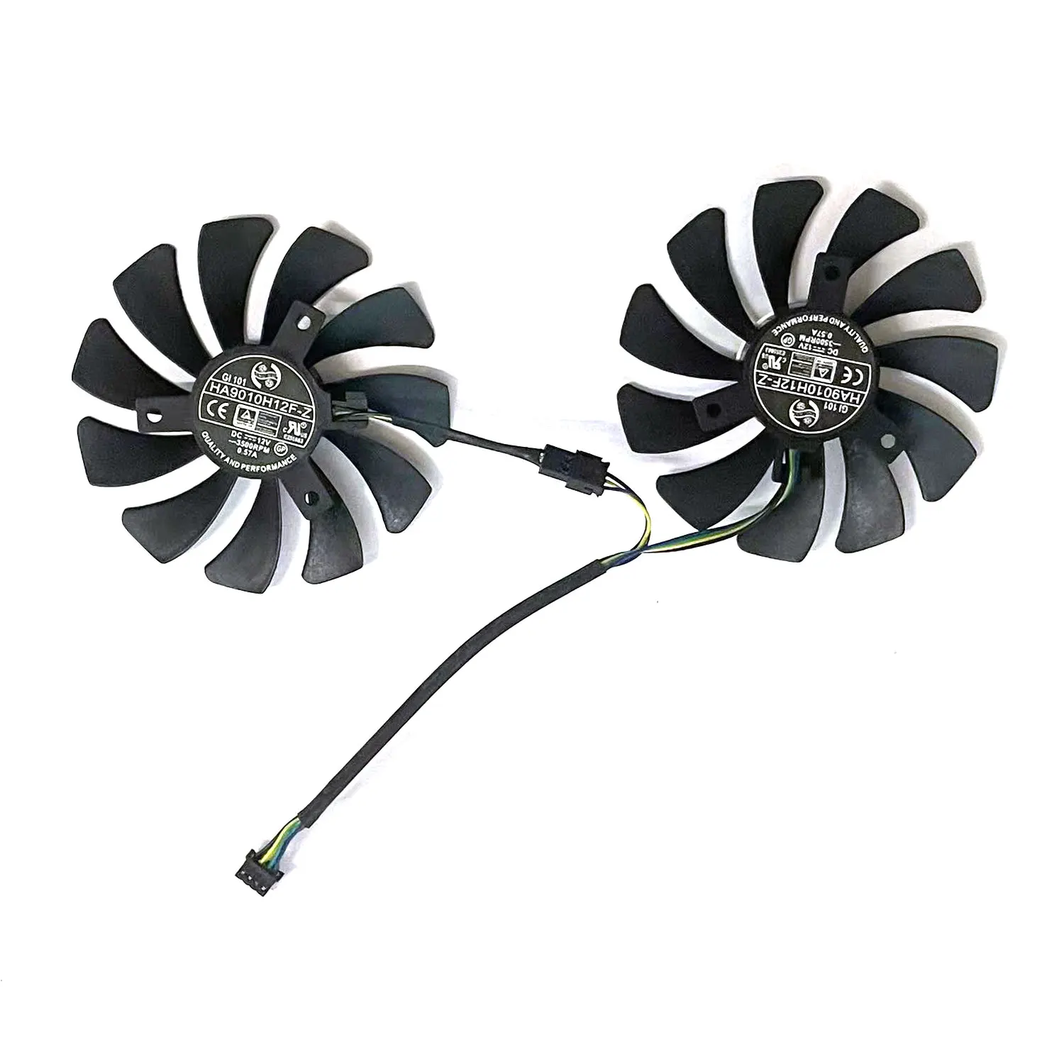 DIY 85mm RX 5700 5500 5600 XT Graphics Cards Fan ​For Powercolor RX 6700XT 6600XT 6600 Fighter Cooling FAN