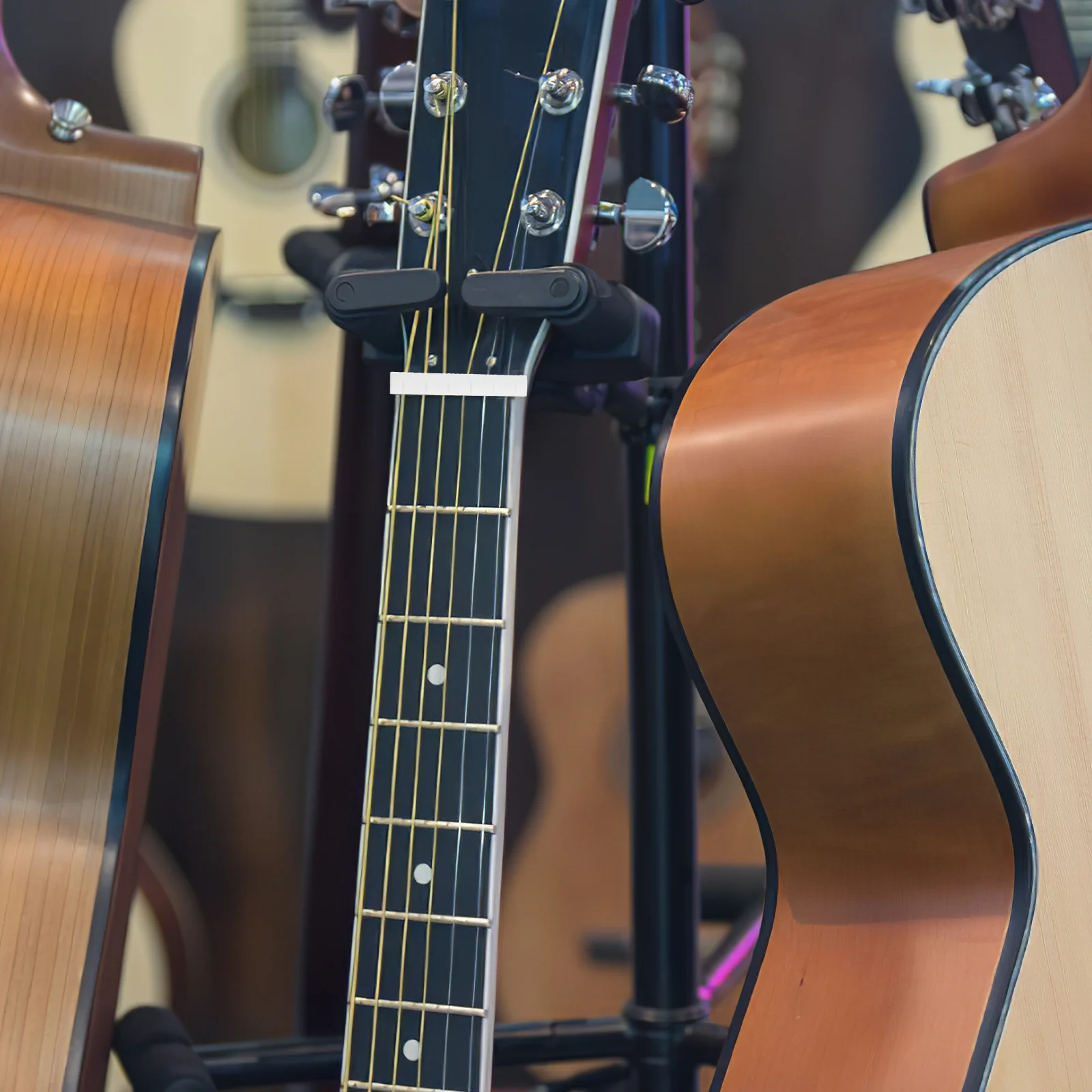 

4 Pcs Cow Bone String Pillow Acoustic Guitar Part Pins Nut Electric Parts Beef Replacement for