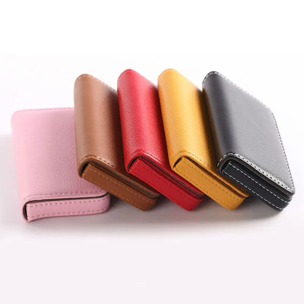 Fashion Woman Holder Wallets & Holders PU Leather Creative Money Clips Wallet Card Holder Business Card