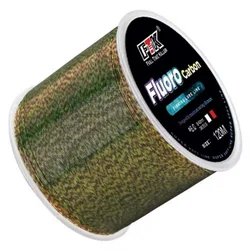 FTK 120m Fluorocarbon Coating Fishing Line Speckle Invisible Fishing Line 0.14mm-0.50mm 4.13LB-34.32LB Super Strong Spotted Line