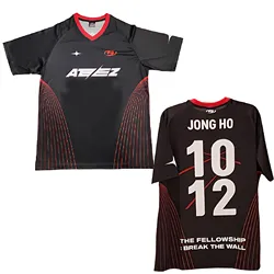 KPOP ATEEZ THE FELLOWSHIP : BREAK THE WALL 3D Print T Shirt Hongjoong Seonghwa Yunho Yeosang Mingi Wooyoung Jongho Graphic Tees