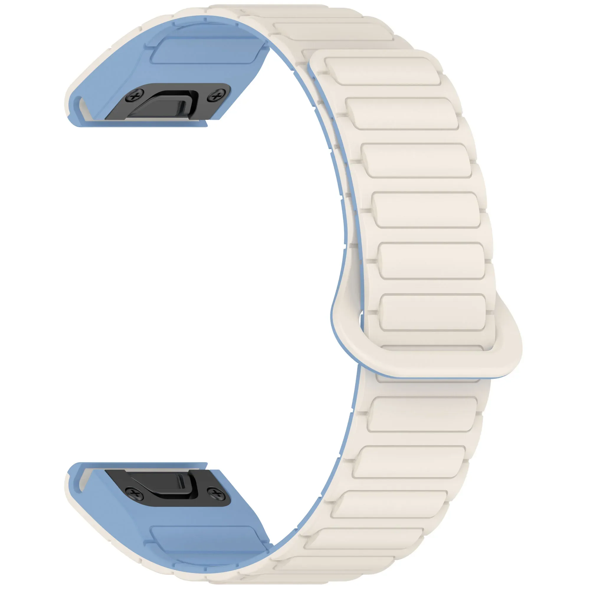 Kompatibel mit Garmin Fenix 8 7X 7 7S Silikon-Magnetarmband Fenix 5X 5S Plus 3HR Armband 20 mm 22 mm 26 mm QuickFit – Detail 5