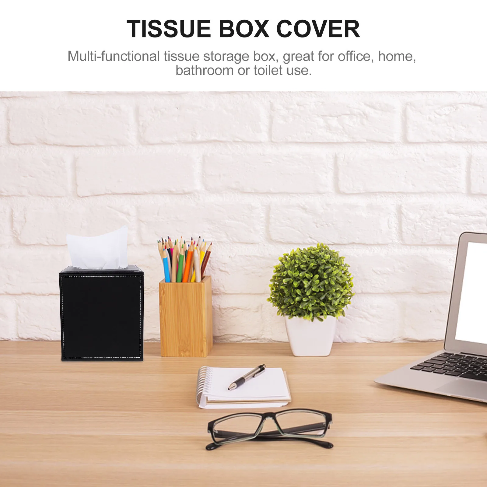 

Paper Tissue Box Cover Holder Tabletop Tissue Storage Napkin Holder Pumping Paper Case Practical for Home Office
