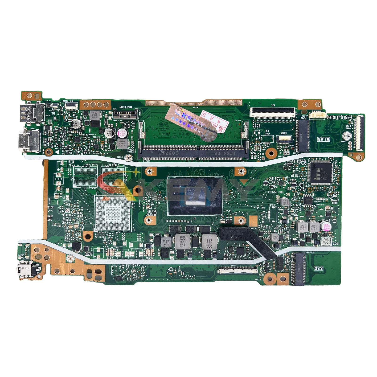 Motherboard Laptop X409DA, Motherboard Laptop UNTUK ASUS X509DA D409DA D509DA M409DA X509DL X409DL dengan 3050U R3-3th CPU 4G/8G-RAM