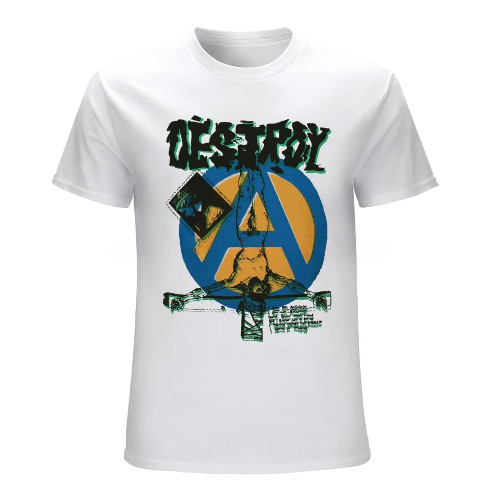 Type BOY+ SEX + Seditionaries Print Pistols Destroy  punk Rock T-shirt  COTTON Casual T-shirts Short Sleeve 2024