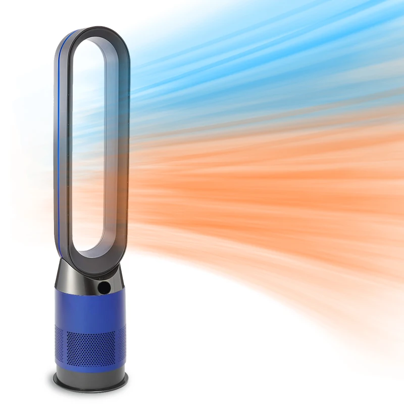 

Electric Bladeless Tower Fan Heater 2 in 1 with Remote & Tip-over & Overheat Protection