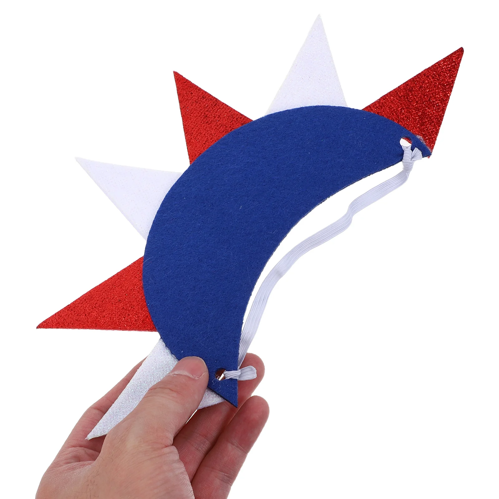 

4Pcs Statue of Liberty Headband Patriotic Goddess Crown Lightweight Comfortable Usa Accessories for 4Th of July Independence Day