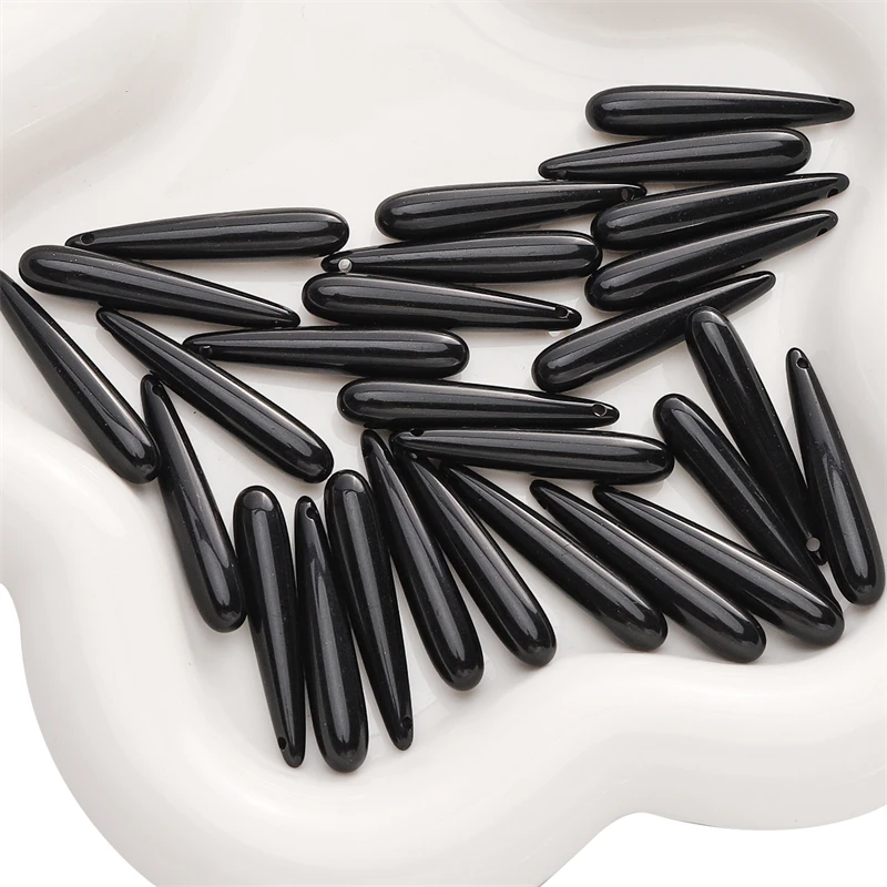5pcs Beads Resin Teardrop Shape Loose Pendants Beads Classical For Jewelry Making DIY Earring Findings Bracelet - view 6