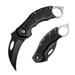 Karambit-cuchillo plegable táctico CS GO para hombre, cuchillo de bolsillo, afilado, garra de Tigre, caza, Camping, EDC, el mejor regalo