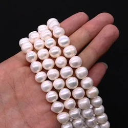 6-11mm AA Grade High Quality Pearl Beads 100% Natural Freshwater White Nearly Round Charm Jewelry DIY Necklace Earrings