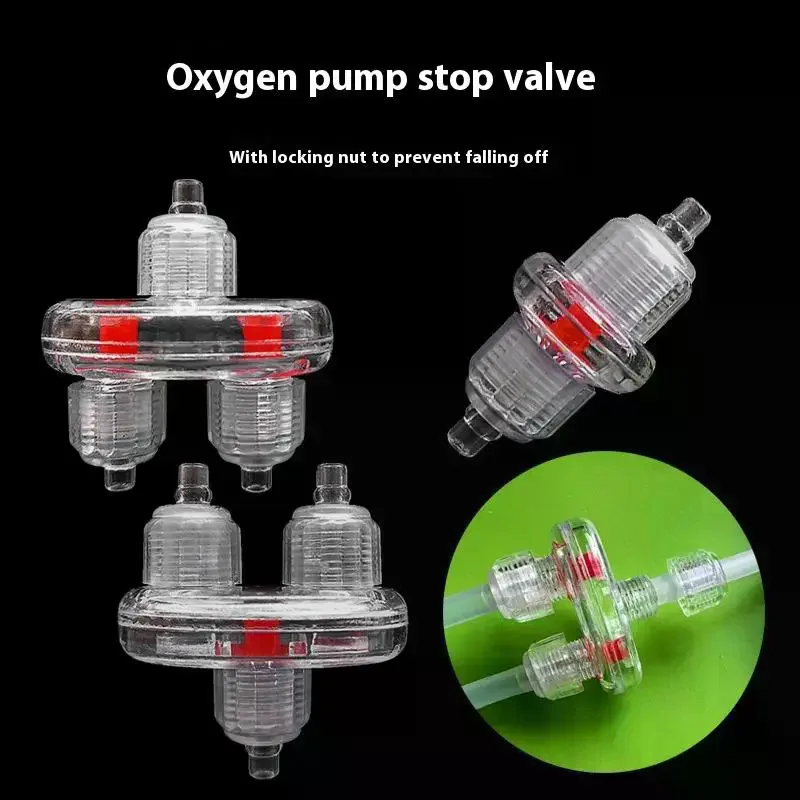 2Pcs Durability Aquariums Fish Tank Oxygenation Pump Check Valve Oxygen Pump One-Way Check Valve For Fish Tanks Oxygen Supply