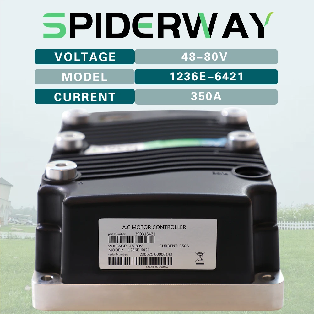 80V 350A AC-Motorsteuerung kompatibel mit Curtis 1236E-6421, Motorsteuerung für Gabelstapler, Hubwagen, Golfwagen