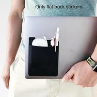 Self Adhesive Laptop Rear Storage Bag for Mouse Digital Hard Drive Pen Pocket Pouch Laptop Accessories