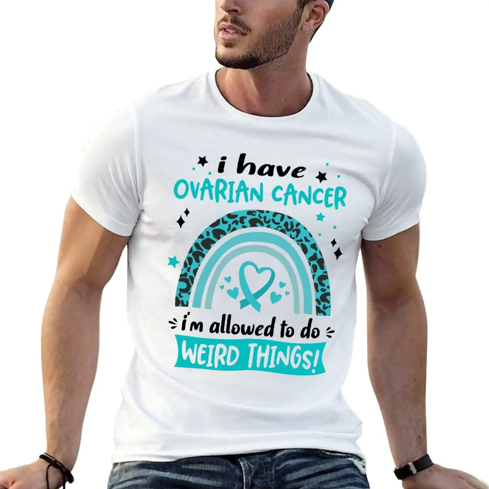 Ovarian Cancer Awareness - I have Ovarian Cancer i am allowed to do Weird Things! T-Shirt Quick Dry Fishing T-Shirt