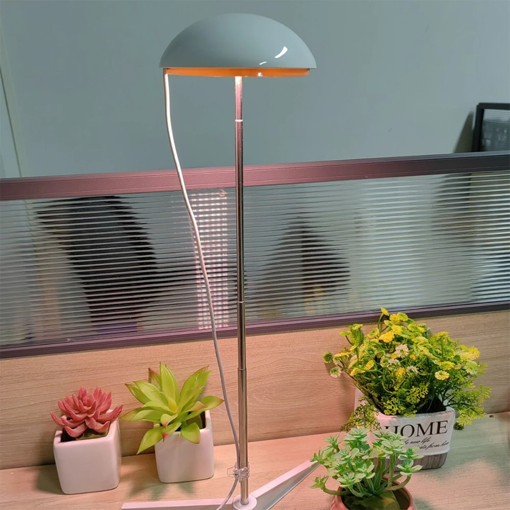 Lampada da coltivazione a LED con timer di accensione/spegnimento automatico Lampada da coltivazione per piante Lampada da coltivazione regolabile in altezza per piante idroponiche da interno Fiore vegetale
