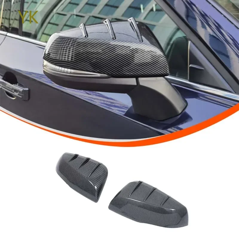 

For Toyota Grand Highlander 2024-2025 ABS Carbon Fiber Car Side Rearview Mirror Cover Door Mirror Shell Trim Car Accessories
