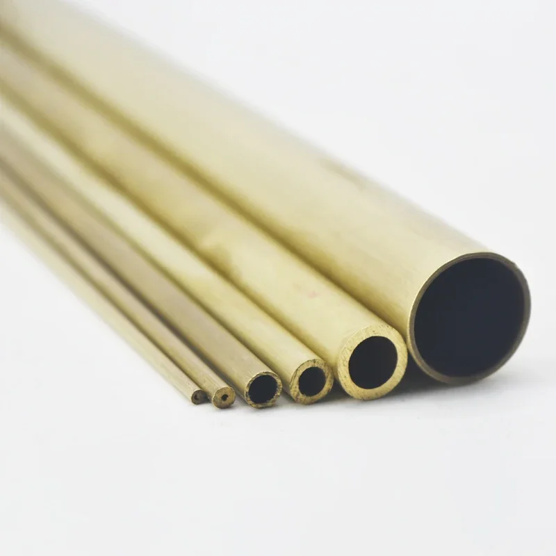 1Pcs Brass Pipe Tube 20.5mm-80mm OD Hollow Capillary 300mm Length Straight Brass Tubing