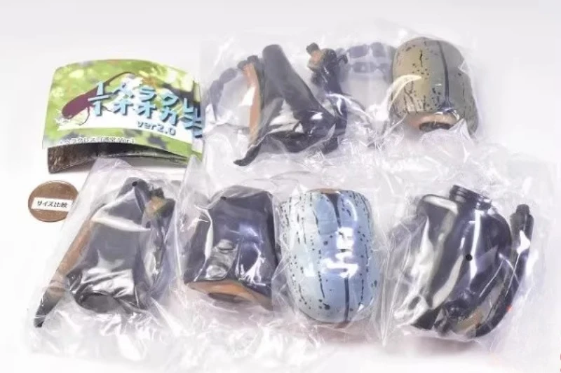 ญี่ปุ่นแท้ SOTA Gashapon แคปซูลของเล่น Hercules ด้วงแรดด้วงแมลงตัวเลขของเล่นเครื่องประดับเด็กของขวัญ