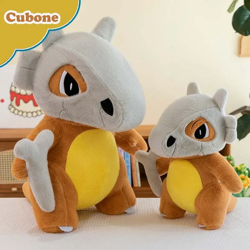 Pokemon cubone brinquedos de pelúcia pokémon anime plushie bonecas 45/70cm kawaii travesseiro coelho recheado cubone presentes de natal para crianças