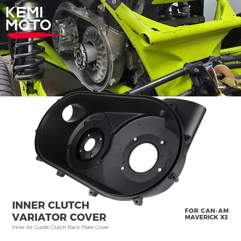 For Can-am Maverick X3 Max R 900 2017 2018 2019 2020 2021 2022 2023 420212605 Inner UTV Air Guide Clutch Back Plate Cover