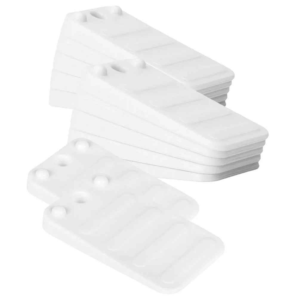 

12pcs Furniture Leveling Adjustable Plastic Wedge For Uneven Floors Table Leg Levelers Stabilize Wobbly Tables Couch Stoppers