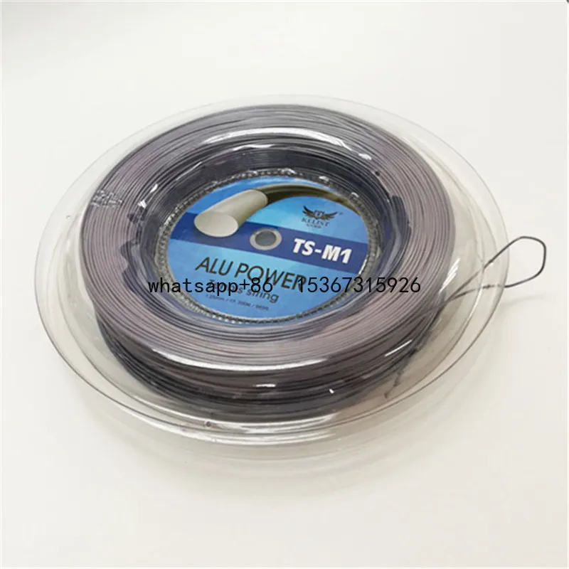 

polyester Tennis Racket String 1.25MM Tennis Racquet Durable Tennis Strings Round smooth 200M Big Reel