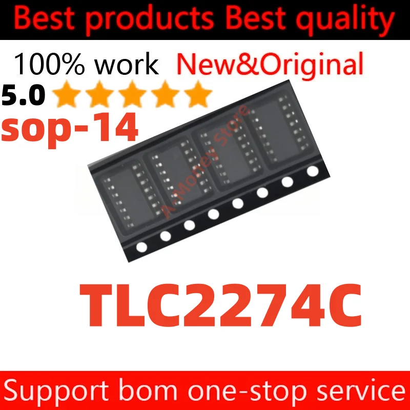 

(10pcs)TLC2274C TLC2274 TLC2274CDR sop-14