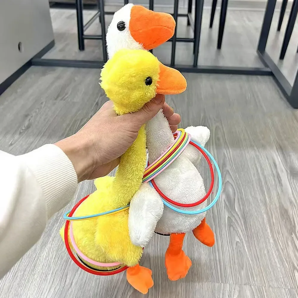 

Cute Repeating Talking Duck Children's Plush Toy Fun Gift Twisting Imitation Talking Dancing Music Recording Toy Educational