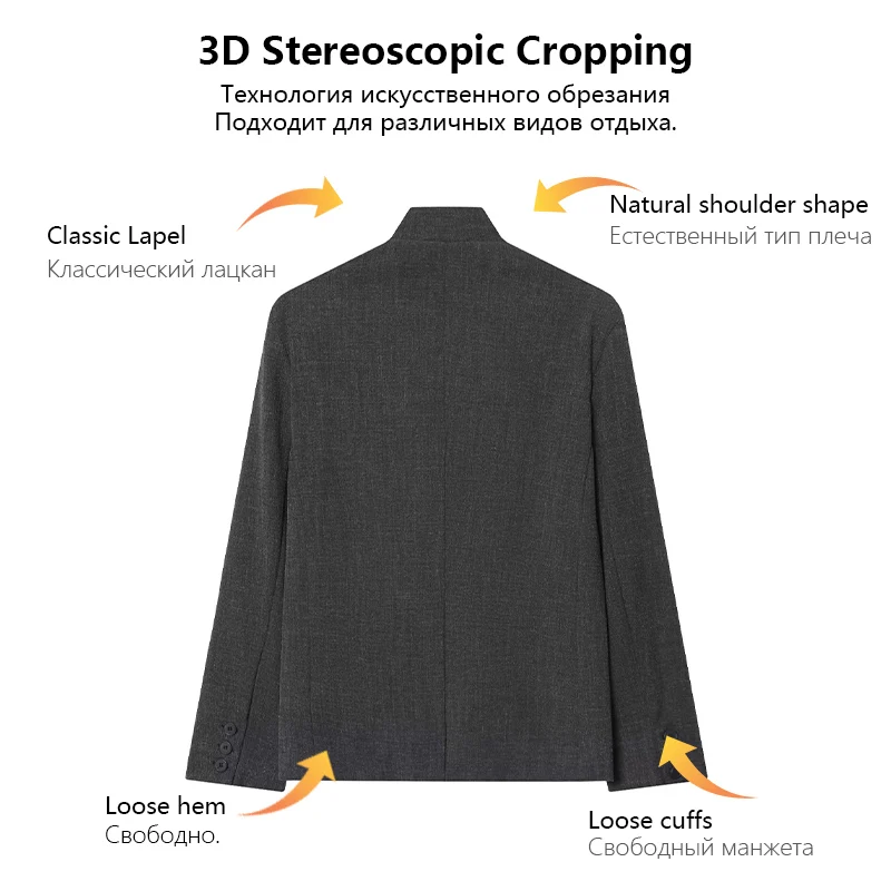 سترة نسائية بياقة واقفة وجيوب بأزرار غير متماثلة وأكمام طويلة سترة أنيقة في مكان العمل سترة Trafizaran #5