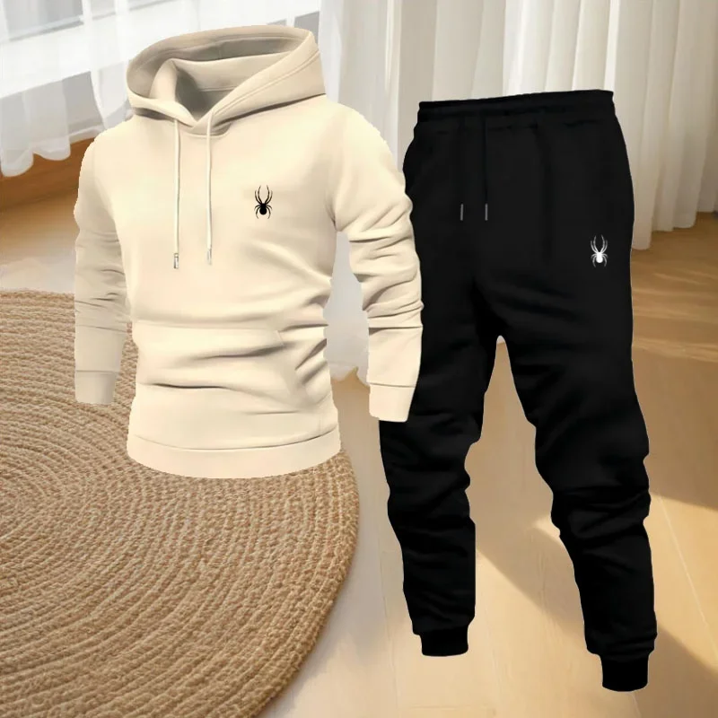 Men's pocket sportswear and trousers for autumn/Winter 2025, two-piece sportswear sets, zippers, pullovers and sweatshirts