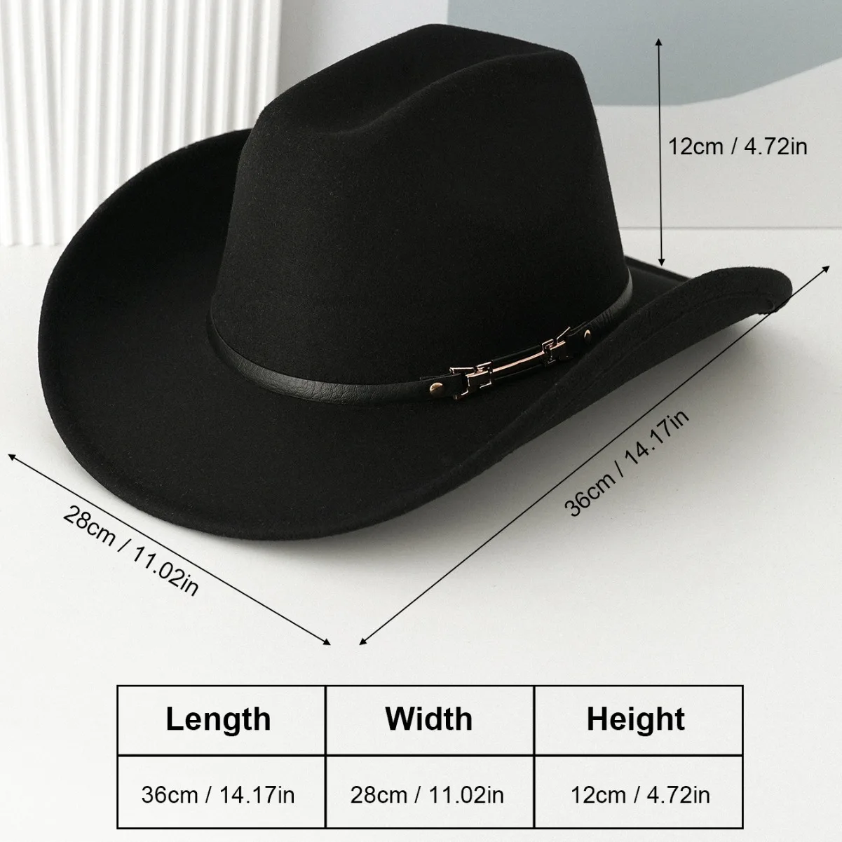 Disco Beach Cowboy Hat Rhinestone Woman for Cowgirl Costume, Top Hats, Rave Festival Accessories view 5