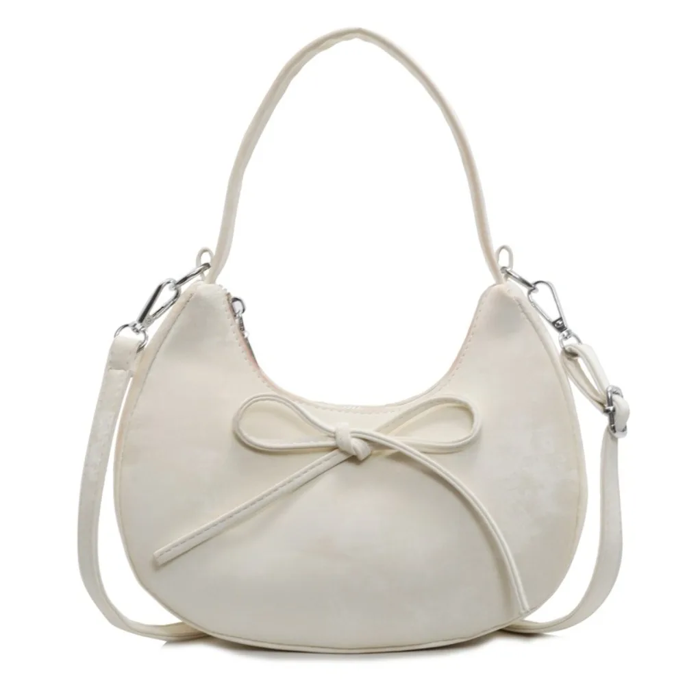 

Сумка-кроссбоди из искусственной кожи с бантом в корейском стиле, повседневная, на плечо, для отдыха