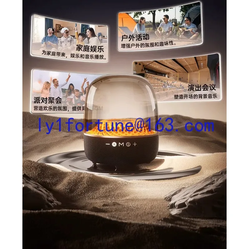 Bluetooth speaker Manhattan wireless speaker 2026 new high volume glass surround home subwoofer