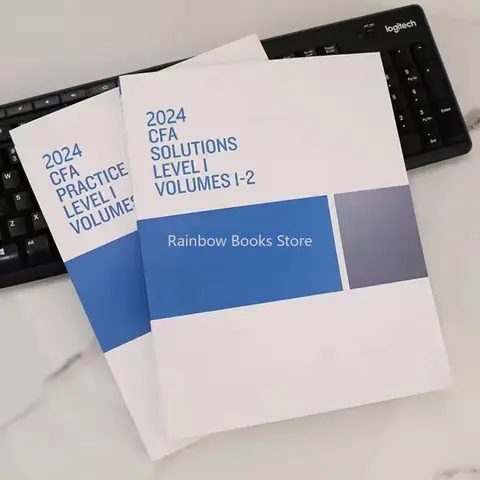 2024 CFA 레벨 1 레벨 2 레벨 3 영어 노트, 수업 후 연습 교과서 노트, 시뮬레이션 실제 질문 모의, 2 권/세트 Best5