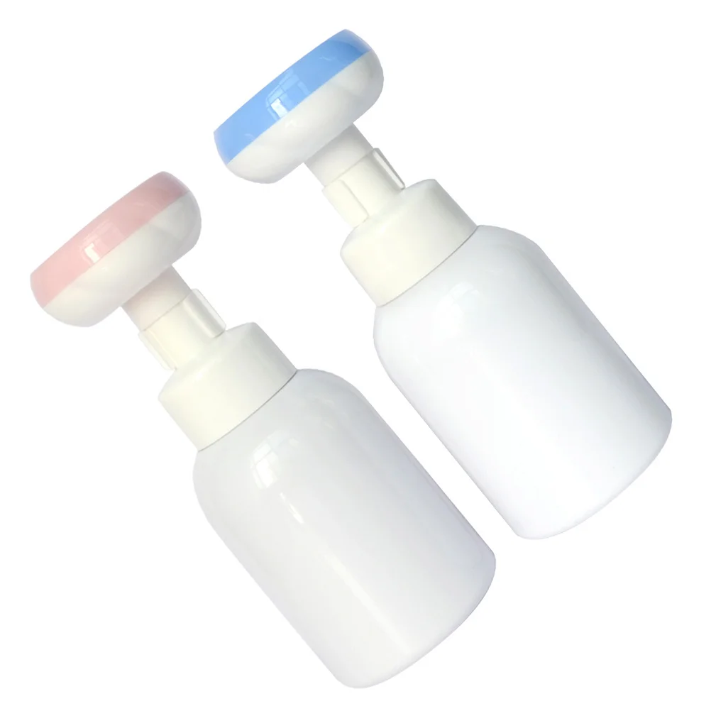

2Pcs Foam Soap Dispensers Refillable Small Portable Press Pump Bottles Travel Bathroom Hand Soap Shower Gel Dispenser