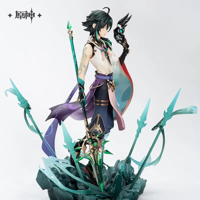 Apex/Genshin Impact Xiao · Dharma pelindung Nakshatra versi 1/7 figur statis periferal paragraf penuh hadiah ulang tahun