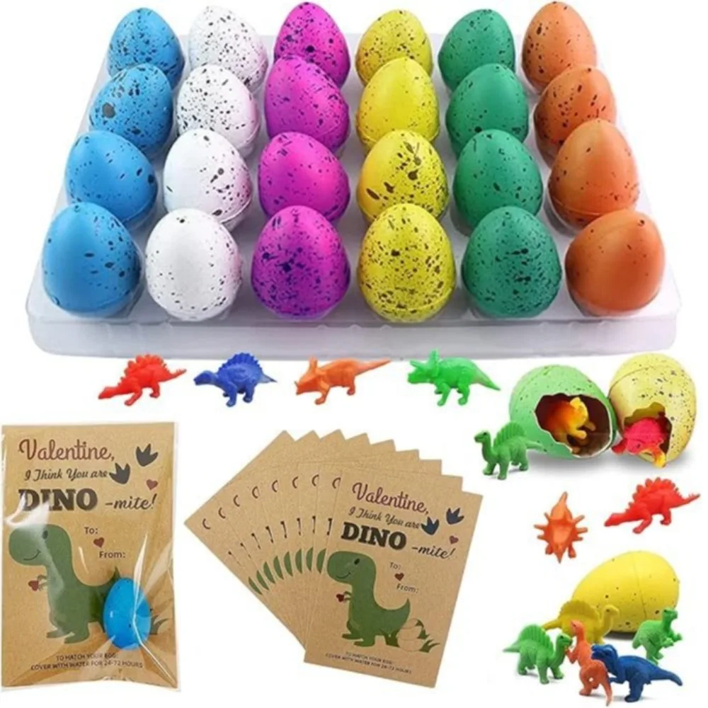 Gifts Assorted Color Novelty Dino Toys Grow In Water Plastic Magic Growing Dinosaur Educational Dinosaur Egg Toy Easter Party