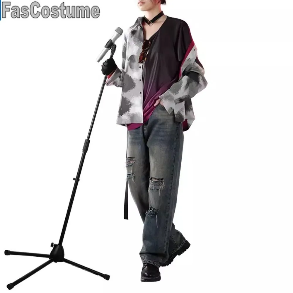 

FasCostume Watarai Hibari Band Wear New Clothes Game Suit Cool Handsome Cosplay Costume Halloween Party Role Play Outfit